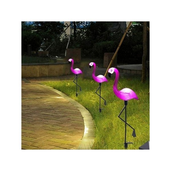 Kerti napelemes lámpa Flamingó 1 db