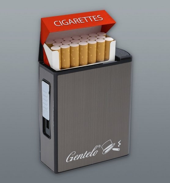 Gentelo cigarettatárca öngyújtóval