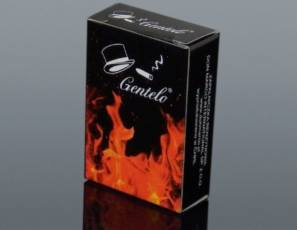 Gentelo 0020 benzines öngyújtó Fekete fényes gyöngy