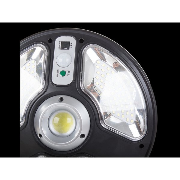 Napelemes lámpa 150 LED SMD alkonyat és mozgásérzékelővel