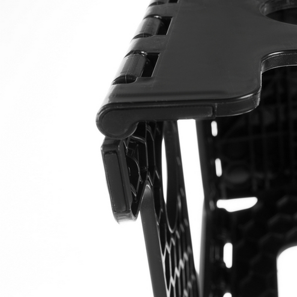 Csúszásgátló összecsukható szék, fekete