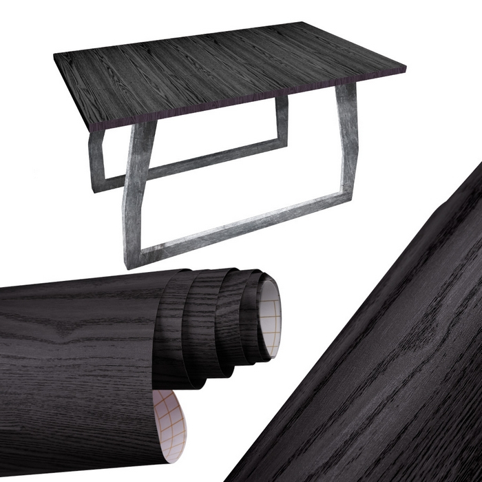 KIK KX5518 Samolepící fólie na nábytek černý dub 1,22 x 1 m