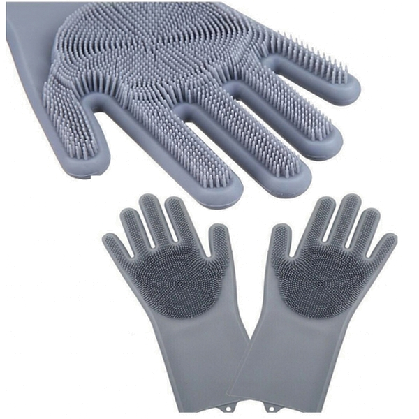 Silikonové mycí rukavice 2 ks