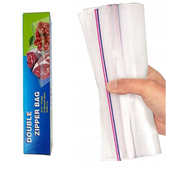 Grugen Zipsové uzatváracie vrecká 28 x 28 cm 15 ks