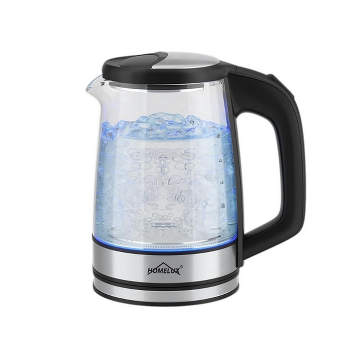 Sklenená varná kanvica HOMELUX 1,8L | 1500W