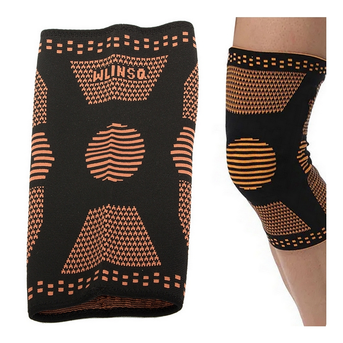 Verk 27173 Bandáž na koleno elastická čierno oranžová