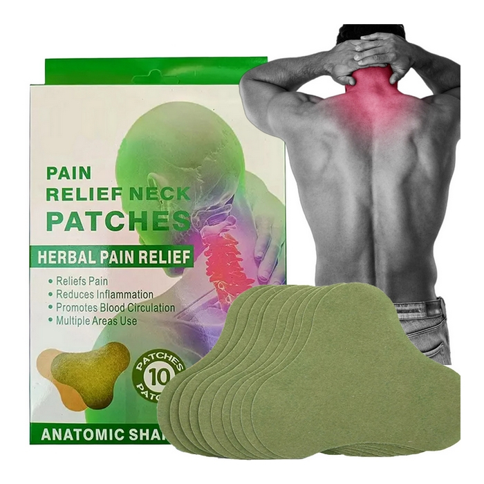 Hrejivé náplasti na krk proti bolesti 10x13 cm | 10 ks