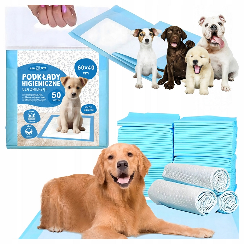 Plienky a absorpčné podložky pre psov