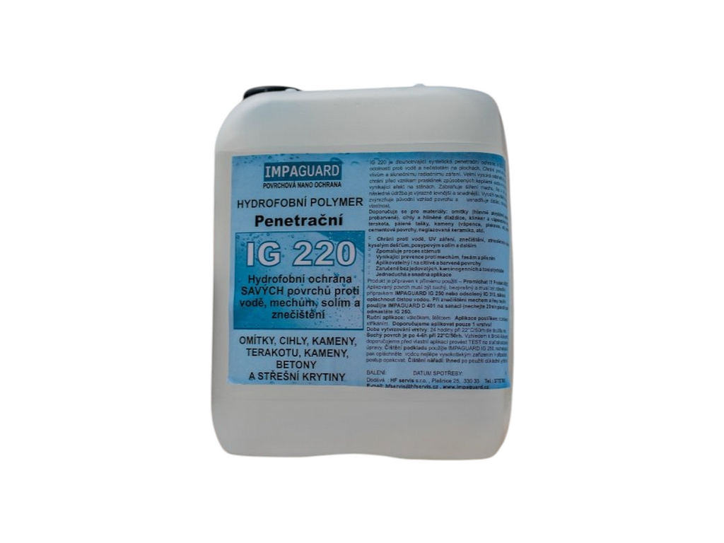 IMPAGUARD IG 220 Extra vodeodolná penetračná ochrana - koncentrát 5 l