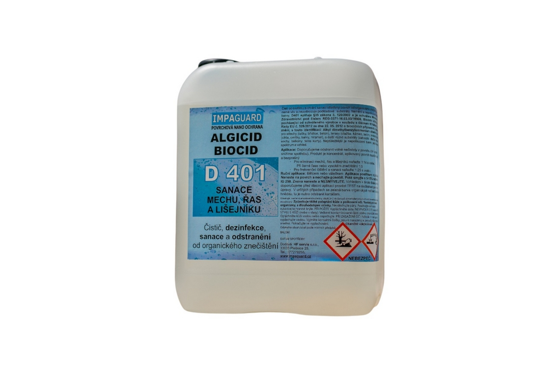 IMPAGUARD IG D 401 Čistič, algicid a prevencia - koncentrát 5 l