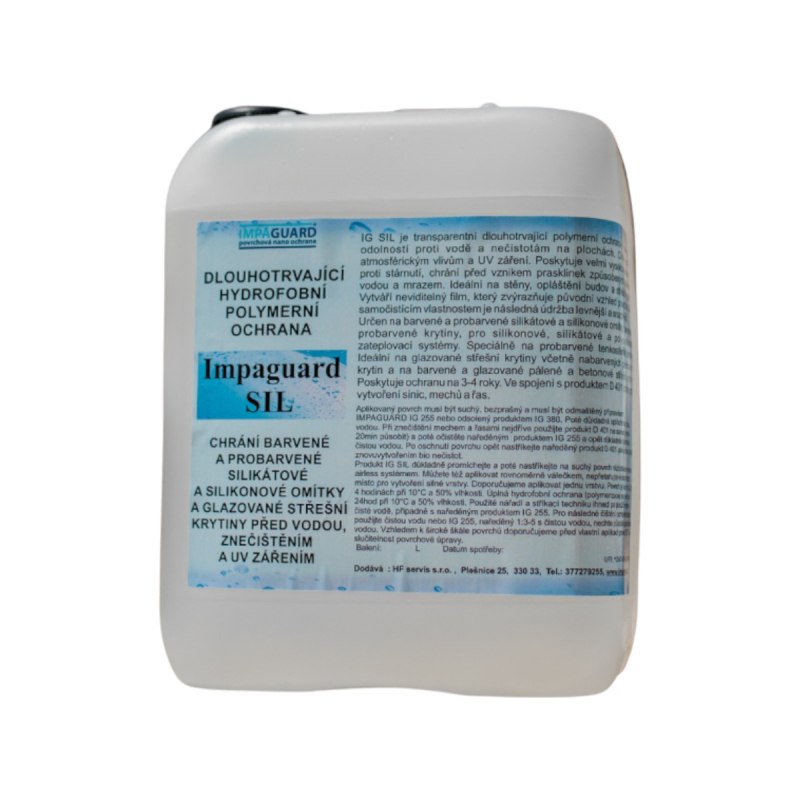 Impaguard SIL - ochrana silikónových a silikátových fasádnych systémov 5 l