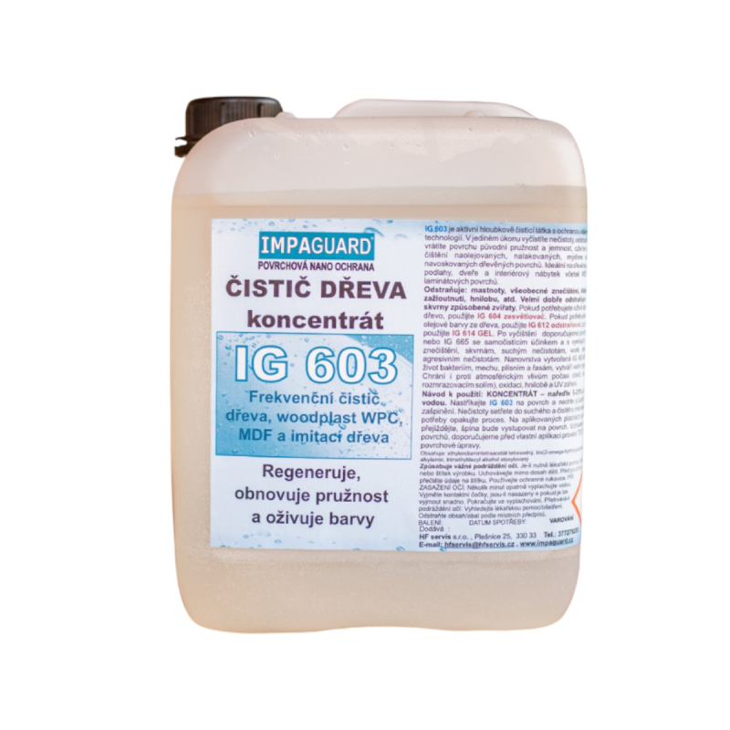 Impaguard IG 603 - Frekvenčný čistič dreva - koncentrát 5 l