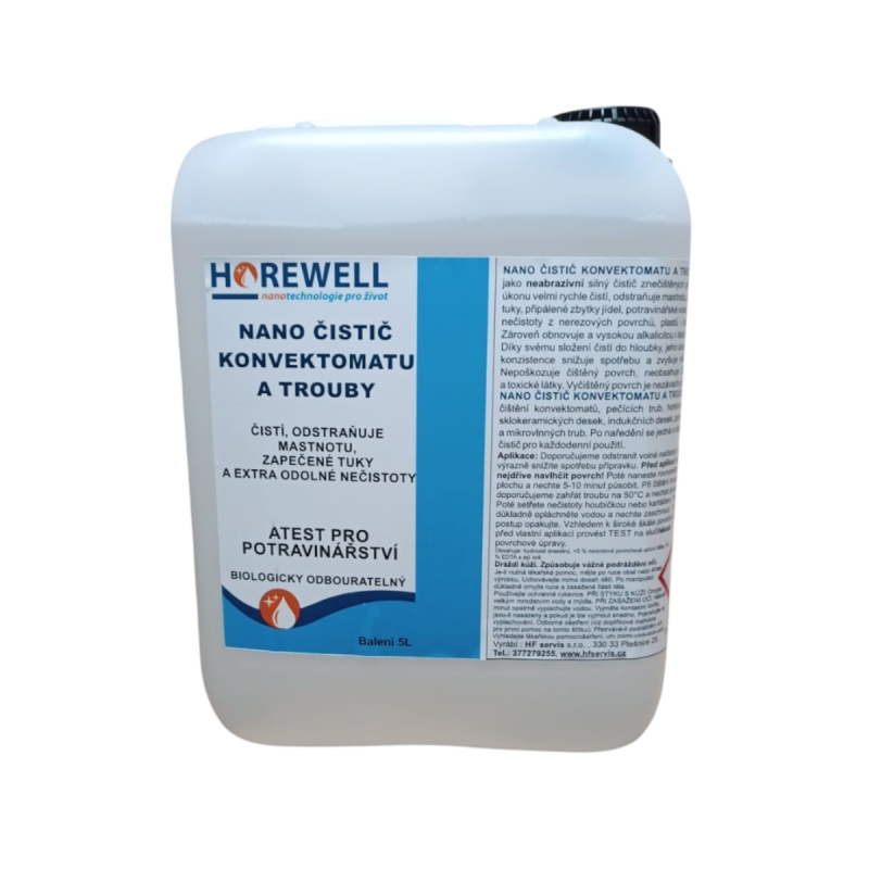 Horewell Nano čistič konvektomatu a rúry 5 l Darček Nano handrička z mikrovlákna