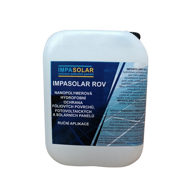 Impasolar ROV - hydrofóbna ochrana, chrániaca a zvyšujúci výkon - ručná aplikácia 5 l