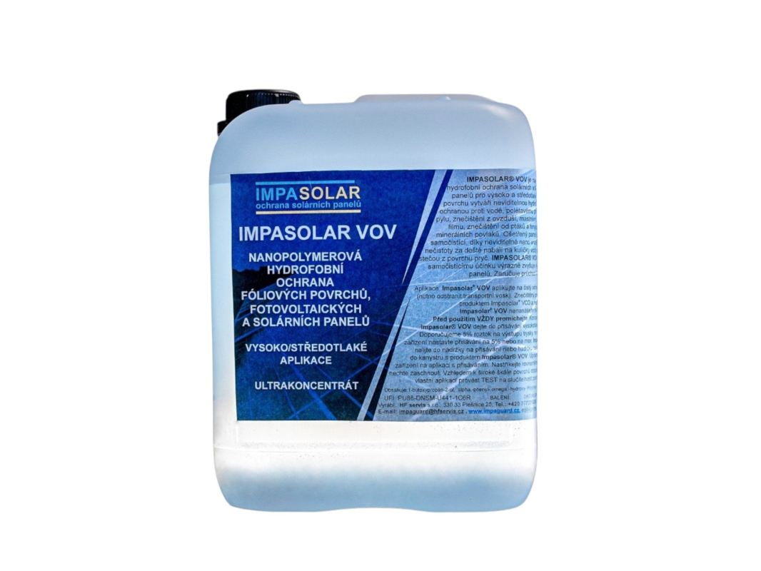 Impasolar VOV - hydrofóbna ochrana, chrániaca a zvyšujúci výkon - vysoko/strednetlaková aplikácia 20 l