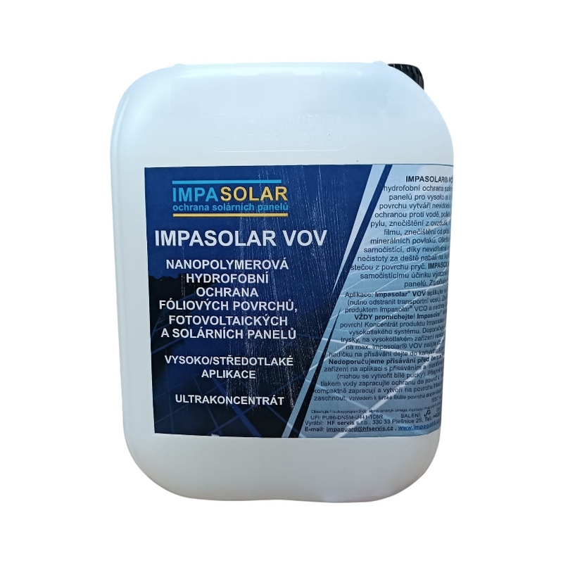 Impasolar VOV - hydrofóbna ochrana, chrániaca a zvyšujúci výkon - vysoko/strednetlaková aplikácia 5 l