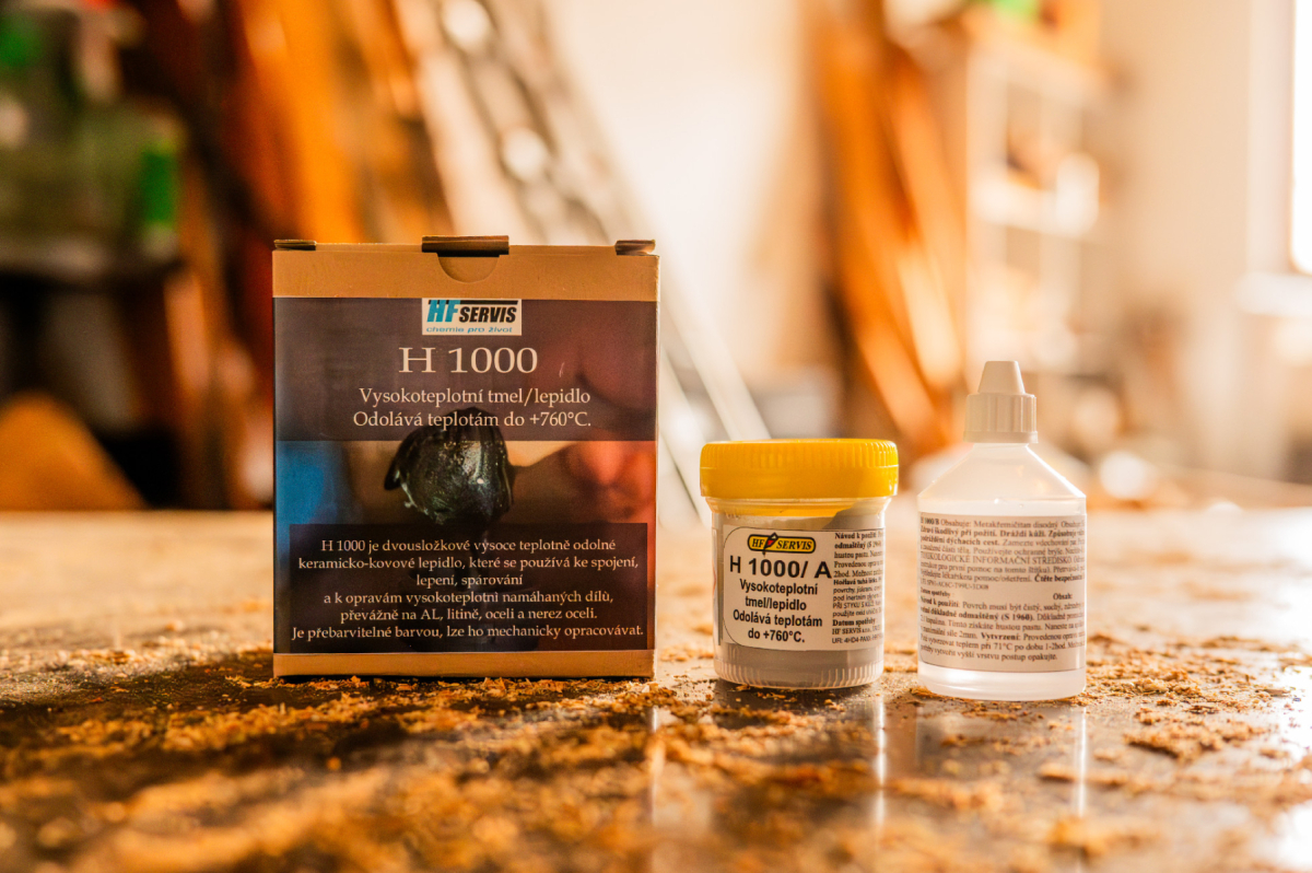 H1000 - Vysokoteplotní lepidlo do 760°C