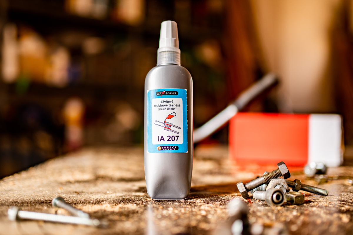 IA 207 - anaerobní tmel, určený k zajišťování a těsnění trubkových závitů 50 g