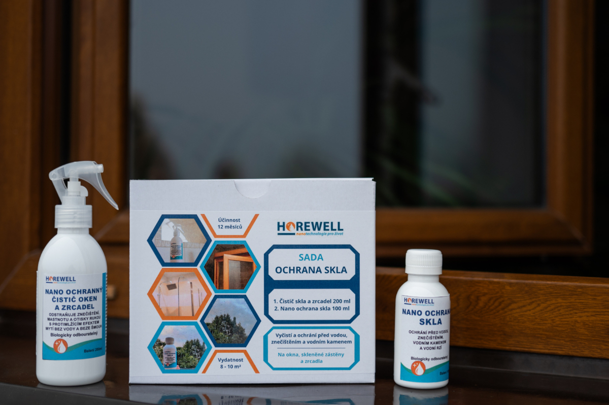 Horewell Nano Sada čistič a ochrana skla Sada 1x200 ml, 1x100 ml