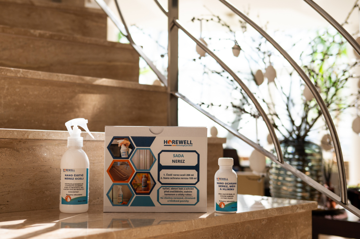 Horewell Nano Sada Nerez Sada 1x200 ml, 1x100 ml