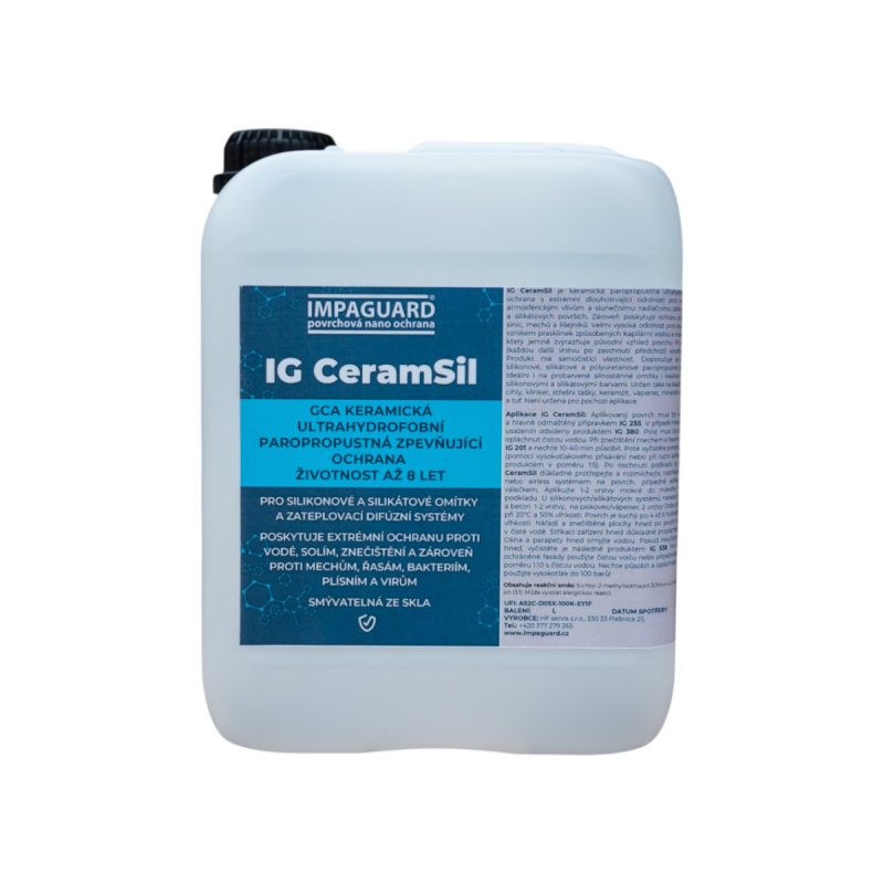 CeramSil IG 221 - 3D Keramická ultrahydrofobní paroprospustná zpevňující 3D bio ochrana 2v1 5 l