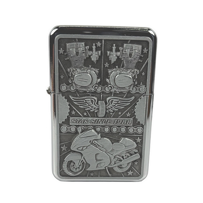 Benzínový zapalovač Gentelo 2032-4 + Možnost Gravírování