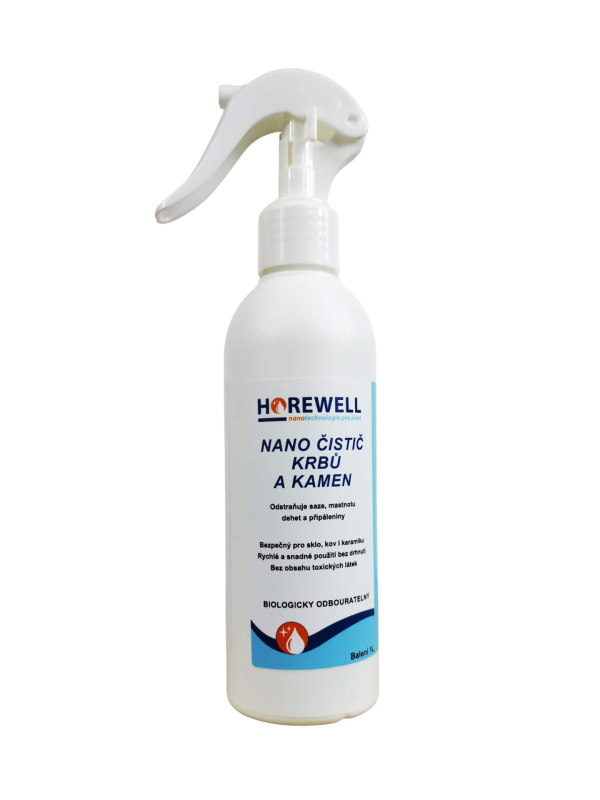 Horewell Nano čistič krbov a kachlí 250 ml Darček Nano handrička z mikrovlákna