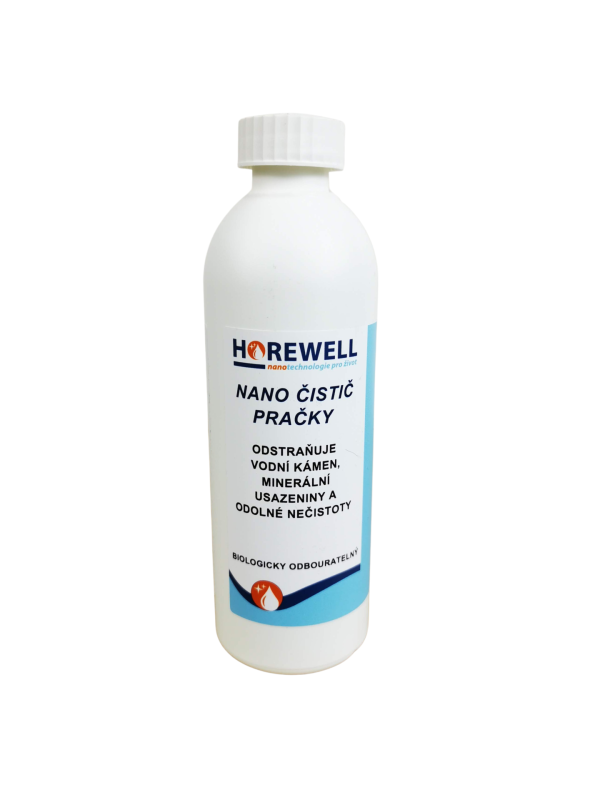 Horewell Nano čistič práčky - koncentrát 250 ml Darček Nano handrička z mikrovlákna