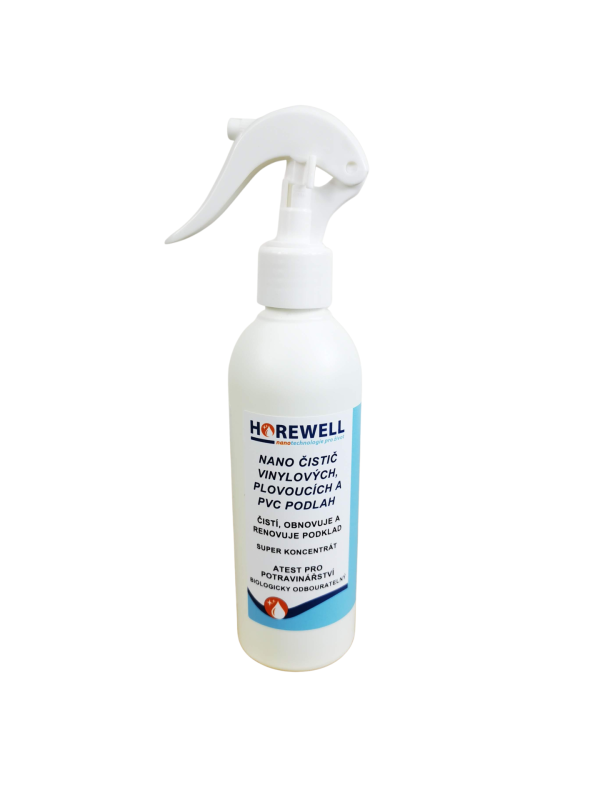 Horewell Nano čistič vinylových, plávajúcich a PVC podláh - superkoncetrát 250 ml Darček Nano handrička z mikrovlákna