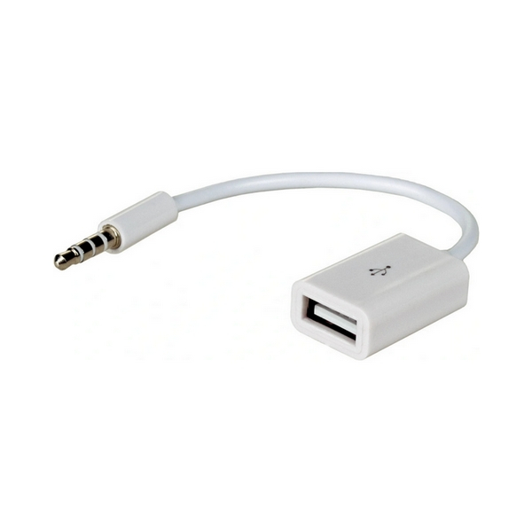 Adaptér AK-AD-24 USB / MiniJack 3,5mm – 15 cm