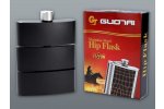 Nerezová čierna otočná ploskačka 3 x 180 ml