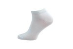 Kotníkové ponožky hladké 4 páry bílá