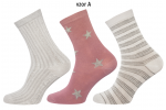 Dámské ponožky Lurex Vzor A 3 páry
