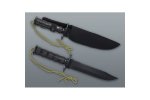 Vojensko taktický survival Rambo nůž 35 cm černý