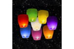Lampiony štěstí Mix barev 8 ks