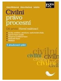 Civilní právo procesní. Díl první: řízení nalézací 9. aktualizované vydání