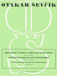 Houslová škola pro začátečníky op. 6, sešit 1