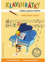 Klavihrátky - s tužkou a gumou u klavíru - pracovní sešit 1 H-8003