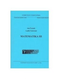 Matematika III