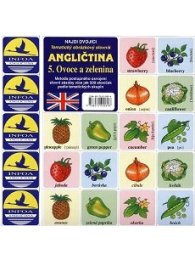 Najdi dvojici - Angličtina - 05. Ovoce a zelenina