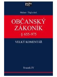 Občanský zákoník IV. svazek - 2 díly § 655-975 Rodinné právo