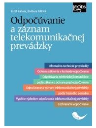 Odpočúvanie a záznam telekomunikačnej prevádzky