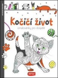 Omalovánky pro dospělé - Kočičí život