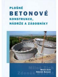 Plošné betonové konstrukce, nádrže a zásobníky
