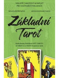 Základní Tarot - Kniha SVĚT TAROTU + 78 Tarotových karet A.E.Waite + váček