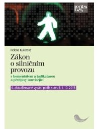 Zákon o silničním provozu s komentářem a judikaturou - 4. aktualizované vydání