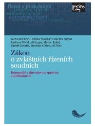 Zákon o zvláštních řízeních soudních - Komentář s důvodovou zprávou a judikaturou
