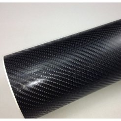 4D karbonová fólie s AIR FREE - černá (š.1,52m)