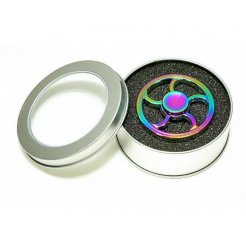 Fidget Spinner Fire Wheel Rainbow