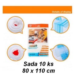 Vákuové vrecia 80 x 110 cm sada 10 ks